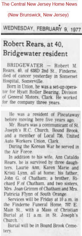 Robert M. Rears Obituary