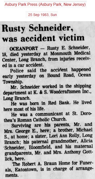 Rusty Edward Schneider Obituary