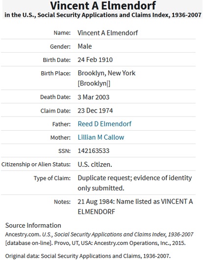 Vincent Adreance Elmendorf SSACI