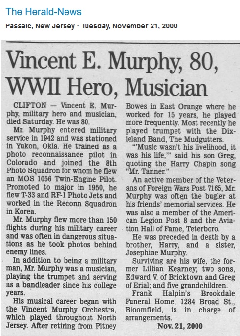 Vincent E. Murphy Obituary