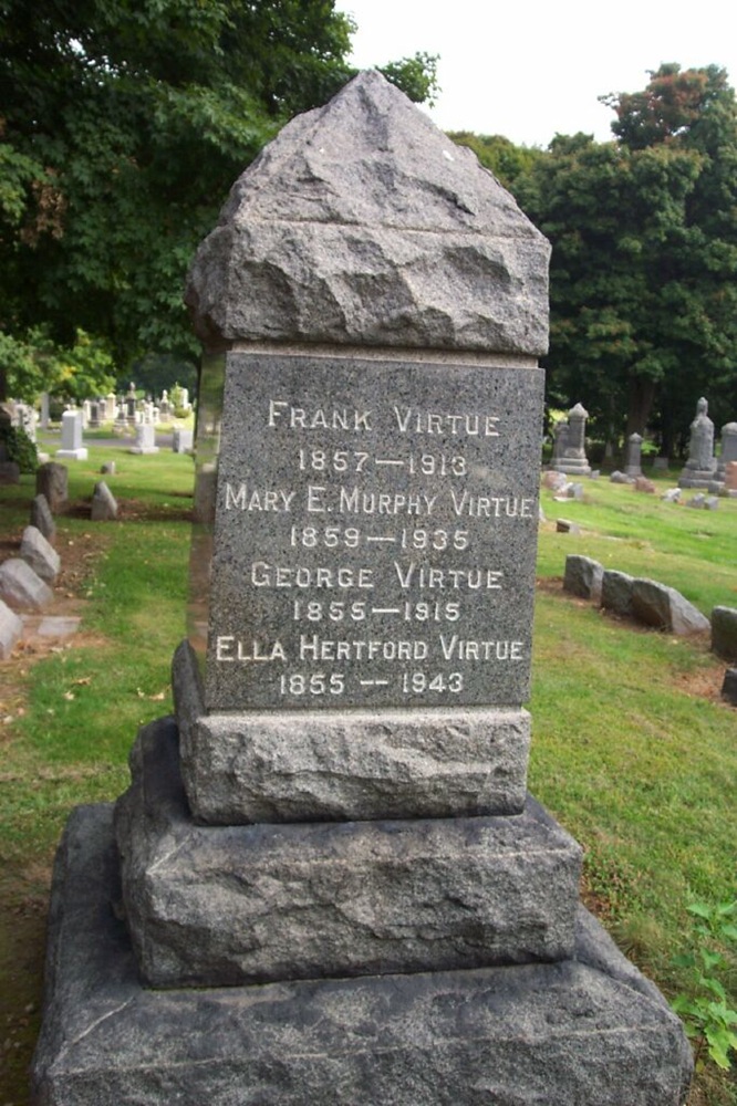 Mary E. Murphy and Frank Virtue Grave