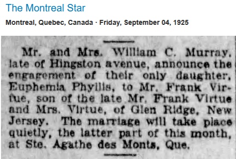 Frank Virtue Jr. and Phyllis Murray Engagement