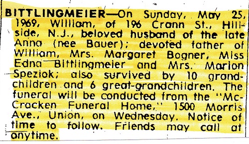William A. Bittlingmeier Obituary 1