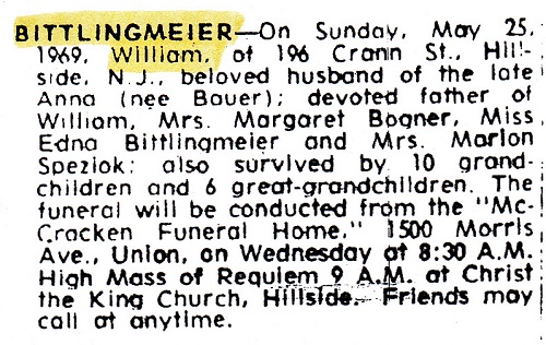William A. Bittlingmeier Obituary 2