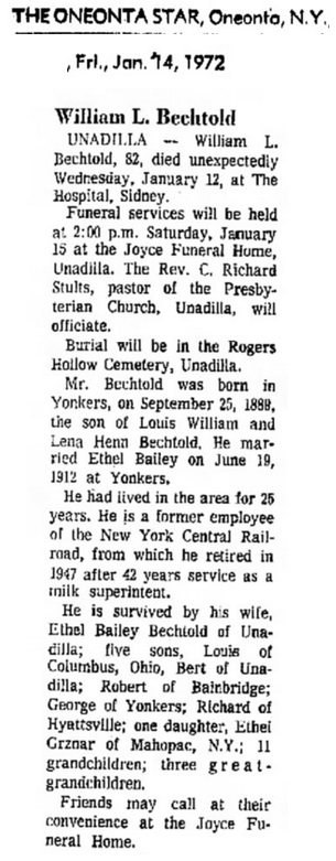 William L. Bechtold Obituary
