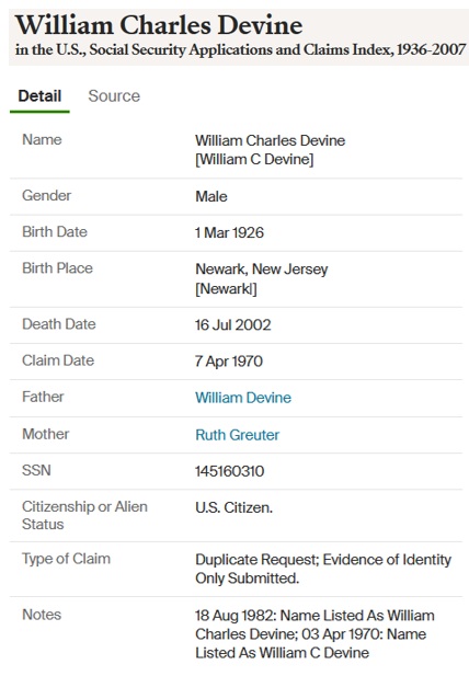 William C. Devine SSACI