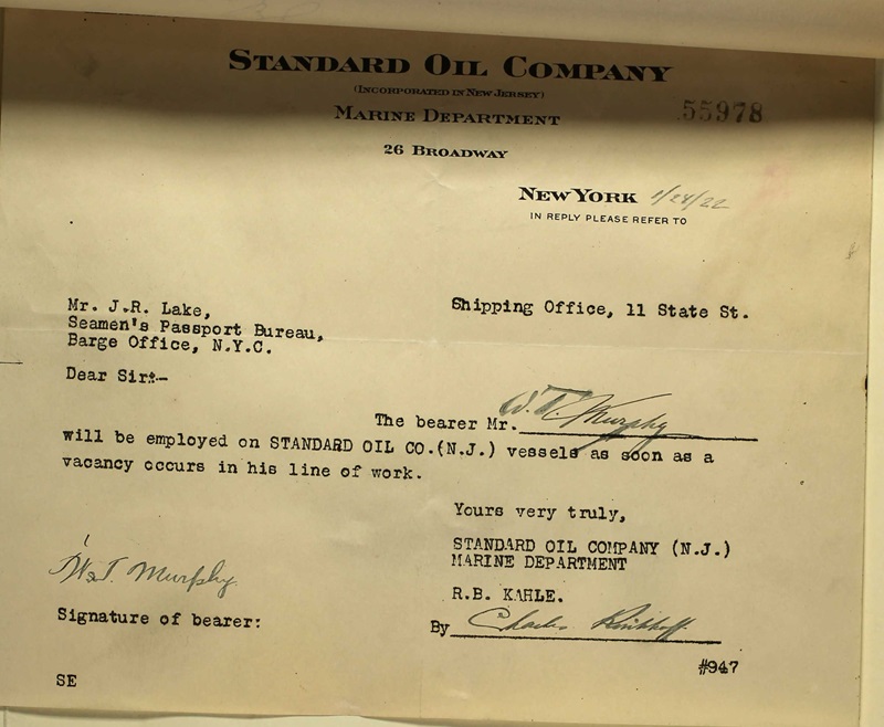 William T. Murphy Passport