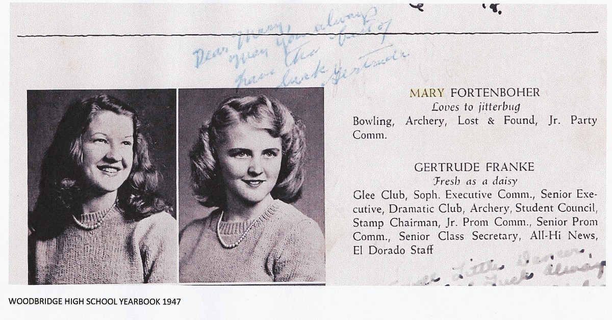 Mary Fortenboher 1947