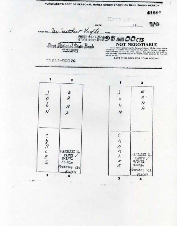 The Hollywood Memorial Park Cemetery Zenglein Record